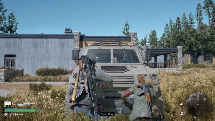 Move the army vehicle right below the rooftop and then climb it - Days Gone: Im Never Giving Up - walkthrough - Main storyline - Days Gone Guide