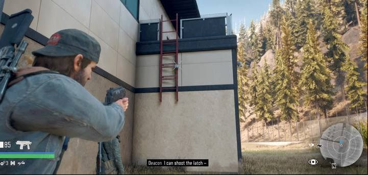 Shoot down the stairs to reach the upper floor. - Days Gone: Im Never Giving Up - walkthrough - Main storyline - Days Gone Guide