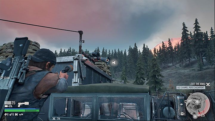 After turning on the generator, all entrances to the building will be unlocked - Days Gone: How to unlock the access to NERO checkpoint? - Campaign - Days Gone Guide