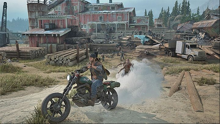 In extreme cases, the launch of megaphones can lead to the deadly danger in the form of being in the center of attention of the horde that resides nearby - Days Gone: How to unlock the access to NERO checkpoint? - Campaign - Days Gone Guide