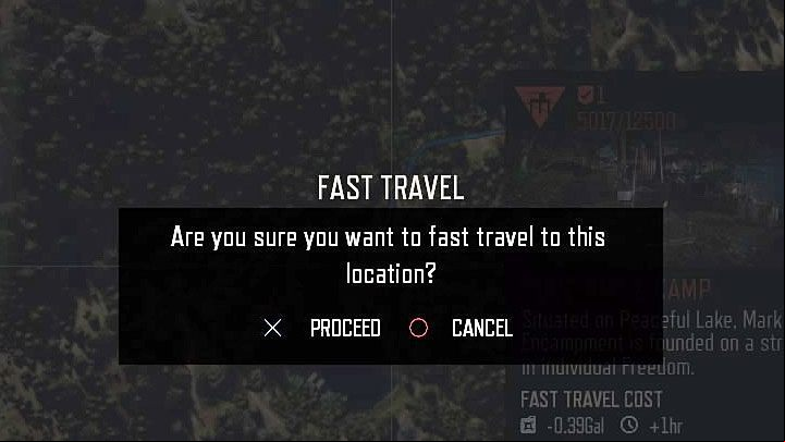 After confirming the readiness for a fast travel game will load a new area - Days Gone: How to use fast travel? - Exploration - Days Gone Guide