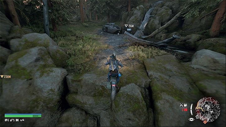 After installing nitro return to one of the helicopters - Days Gone: How to get to Helicopter wreckage over the precipice? - Exploration - Days Gone Guide