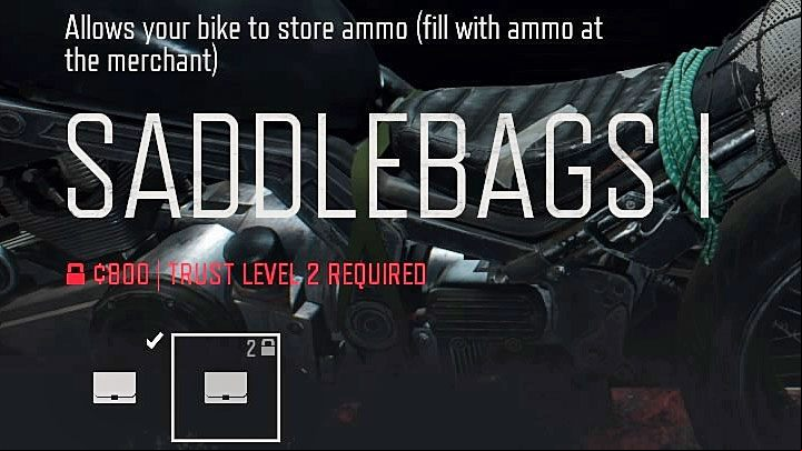 Many of the motorcycle upgrades are not available right away, even if you have the required amount of credits to finance the transaction - Days Gone: How to upgrade motorcycle? - Motorcycle - Days Gone Guide