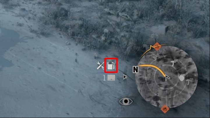 While driving, the amount of fuel is represented by the dispenser icon visible next to the minimap in the bottom right corner of the screen - Days Gone: How to get motorcycle fuel? - Motorcycle - Days Gone Guide