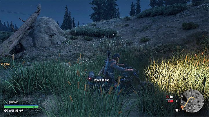 Complete motorcycle damage (reduced durability to 0%) will not allow you to continue the ride until you get at least one piece of scrap to repair it (more on that below) - Days Gone: How to repair motorcycle? - Motorcycle - Days Gone Guide
