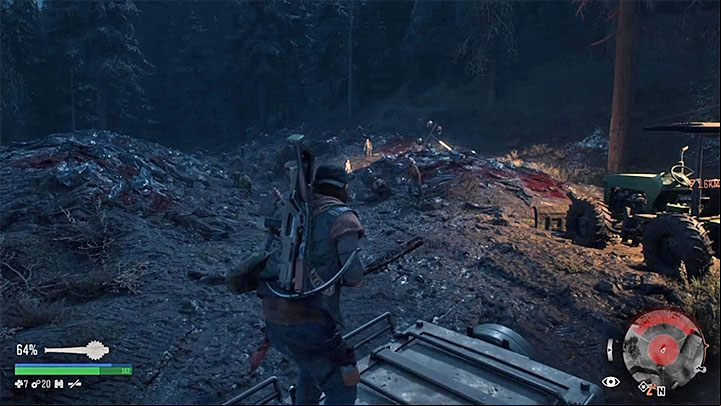 To unlock the trophy, select one of the small hordes traveling the game world, that is, the one that includes only dozens of Freakers - Days Gone: How to unlock One Down Trophy? - Trophy Guide - Days Gone Guide