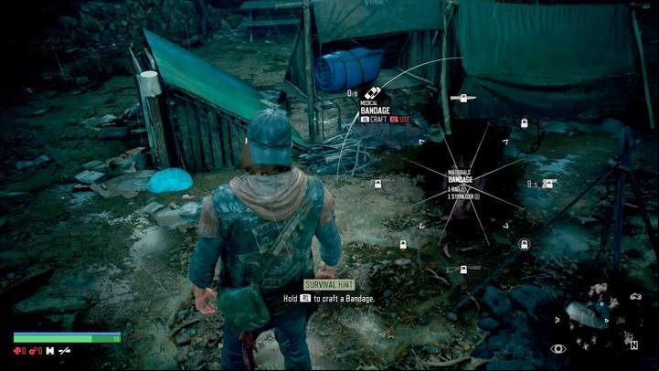 Pick up the crafting materials from which you can craft bandages. - Days Gone: Chasing Leon - walkthrough - Main storyline - Days Gone Guide