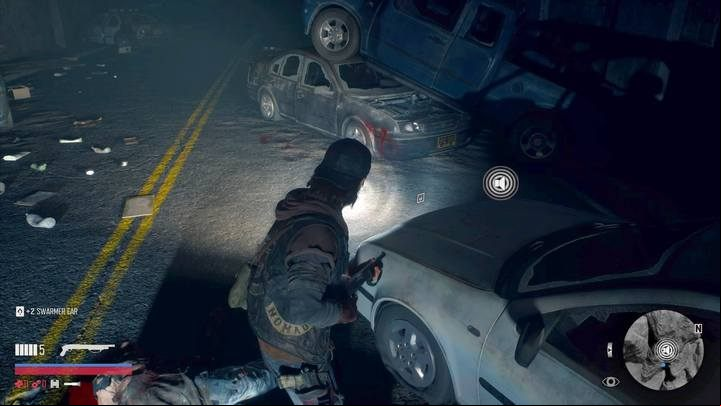 The alarm icon is also presented on the radar. - Days Gone: Chasing Leon - walkthrough - Main storyline - Days Gone Guide