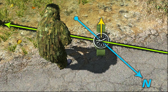 Finding north without the com is something you should learn as fast as possible, so that you don't get lost while searching for the com or GPS - Finding north - Navigation - DayZ - Game Guide and Walkthrough