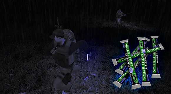 Chemical light is nothing else but fluorescent tubes which start glowing after they get broken - Chemical light - Surviving the night - DayZ - Game Guide and Walkthrough