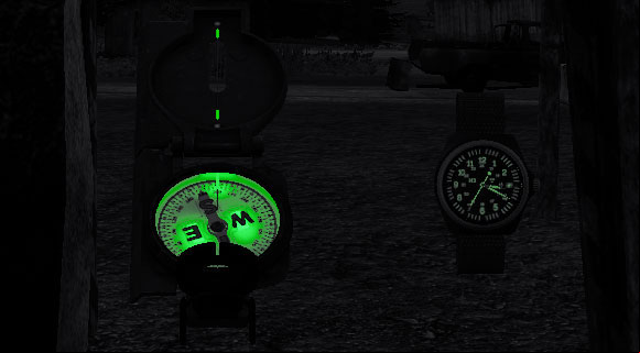 The night functions of the com and watch are also worth mentioning - Devices - Surviving the night - DayZ - Game Guide and Walkthrough
