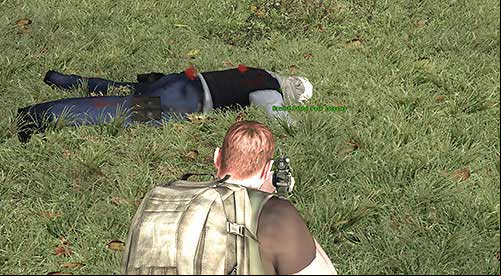 If the situation is under control or you will just want to get the equipment at all cost, quickly take whatever you want and hide the corpse by using a proper option from the menu - First - PVP, interacting with other players - DayZ - Game Guide and Walkthrough