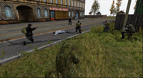 If you're among a small group of players who have chosen the lights side of the force, it's much easier to pacify potential threats without having to kill - Playing in a group, camps - PVP, interacting with other players - DayZ - Game Guide and Walkthrough