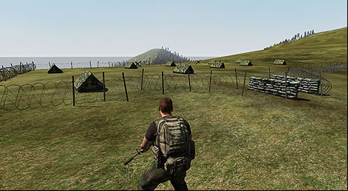 Working in a group, you might consider building a camp with tents in which you can store loot - Playing in a group, camps - PVP, interacting with other players - DayZ - Game Guide and Walkthrough