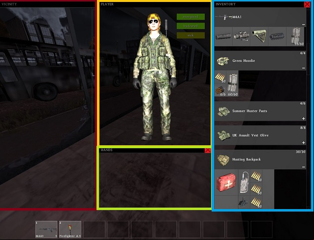 equipment in DayZ: Standalone. - 1. Basics - DayZ - Game Guide and Walkthrough