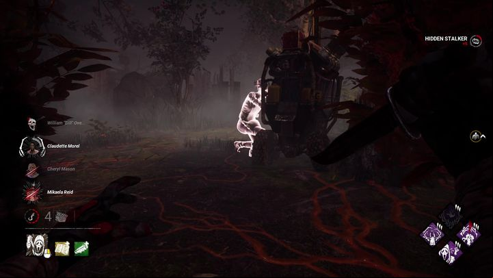 Bear in mind that if you are hidden behind an obstacle, then the speed of stalking is doubled - Dead by Daylight: Ghost Face - perks, power - Hunters - Dead by Daylight Guide