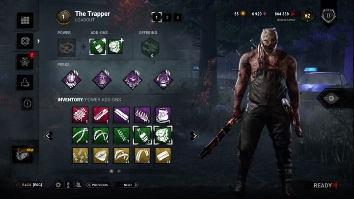 Trapper's power is very easy to use - simply set traps for bears - Dead by Daylight: Trapper - perks, power - Hunters - Dead by Daylight Guide