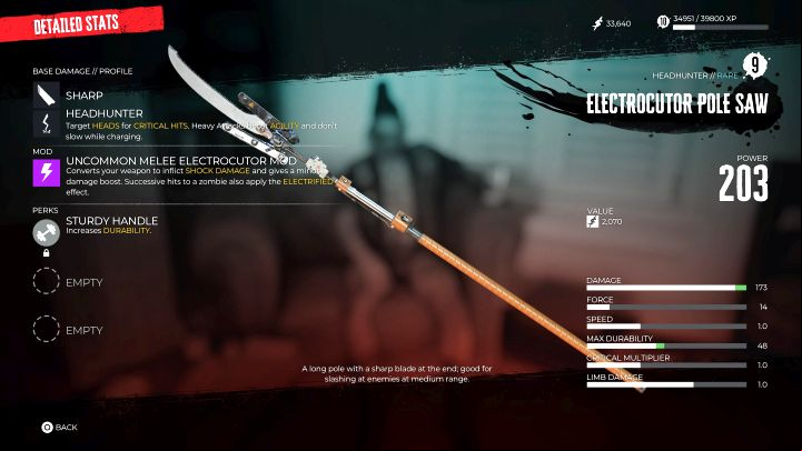 The rarity of the items changes gradually as you progress through the game - Dead Island 2: Weapon Rarity - Basics - Dead Island 2 Guide