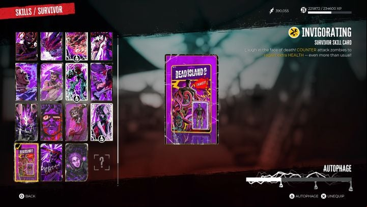 Skill Cards can become your best friend when it comes to healing - Dead Island 2: How to heal? - FAQ - Dead Island 2 Guide