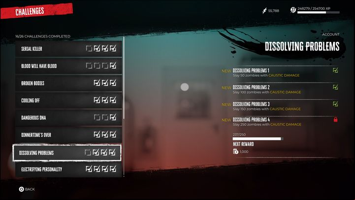 Challenges offer various rewards for completing them - Dead Island 2: How to get money fast? - FAQ - Dead Island 2 Guide