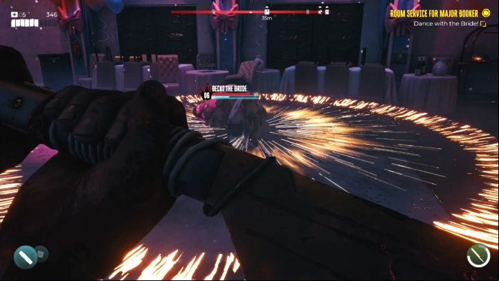 The second is an overhead slam causing a shockwave - Dead Island 2: How to beat Becki the Bride? - Bosses - Dead Island 2 Guide