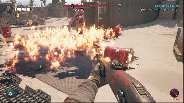 If you see a large group of zombies that you need to eliminate, instead of making do with standard means (which will see you spend a lot of resources and consumables), use the opportunities provided by the environment - Dead Island 2: Tips and Tricks - Basics - Dead Island 2 Guide