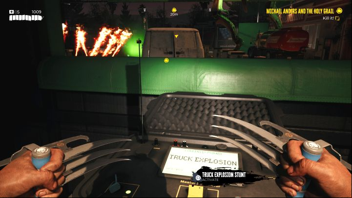 There are power boxes around the arena, which you can use to activate mechanisms such as flames or poisonous fumes - Dead Island 2: How to beat Alesis Hernandez? - Bosses - Dead Island 2 Guide