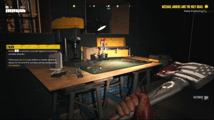 You must solve a puzzle and open the huge door inside Stage 7 (connect a power source) - Dead Island 2: All Workbenches - Secrets and Collectibles - Dead Island 2 Guide