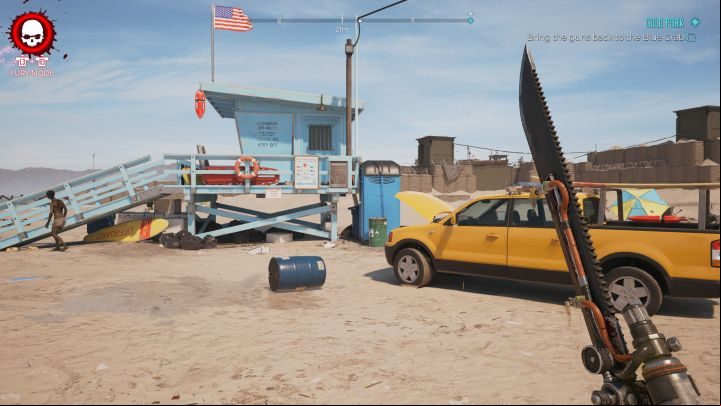 The hut is on the beach south of the fort - Dead Island 2: All Workbenches - Secrets and Collectibles - Dead Island 2 Guide