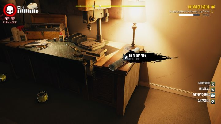 You'll find the second workbench while exploring the Re-Aging Clinic - Dead Island 2: All Workbenches - Secrets and Collectibles - Dead Island 2 Guide
