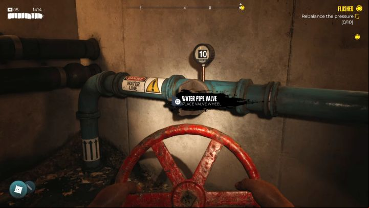 You can now take the Valve Wheel - Dead Island 2: Brentwood Sewer pressure puzzle - Puzzles - Dead Island 2 Guide