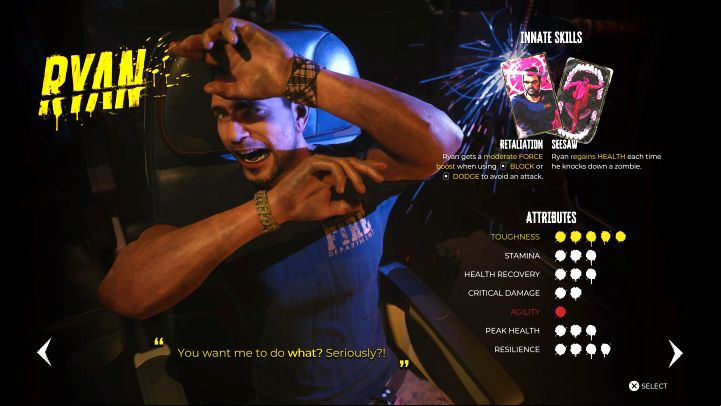 He's a walking tank with high toughness, but he is also slow and can't do fast attacks - Dead Island 2: List of characters - Basics - Dead Island 2 Guide