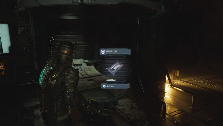 Secret Type: Audio Log - Dead Space Remake: Chapter 5 (Lethal Devotion) - list of secrets - Secrets and Collectibles - Dead Space Remake Guide