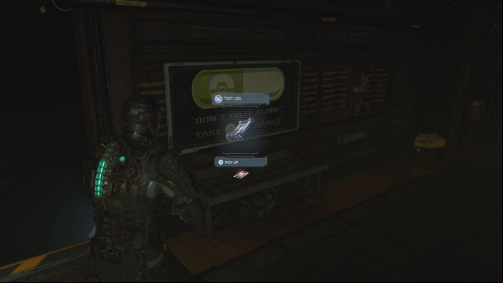 Secret Type: Text Log - Dead Space Remake: Chapter 8 (Search and Rescue) - list of secrets - Secrets and Collectibles - Dead Space Remake Guide