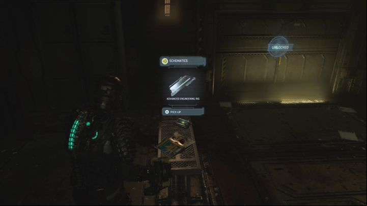 Secret Type: Schematics - Dead Space Remake: Chapter 10 (End of Days) - list of secrets - Secrets and Collectibles - Dead Space Remake Guide