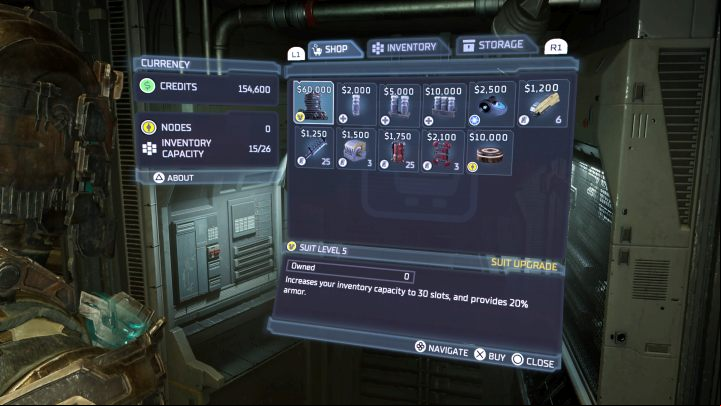 The features of the level 5 RIG are - Dead Space Remake: All suits (RIG) - list of secrets - Secrets and Collectibles - Dead Space Remake Guide