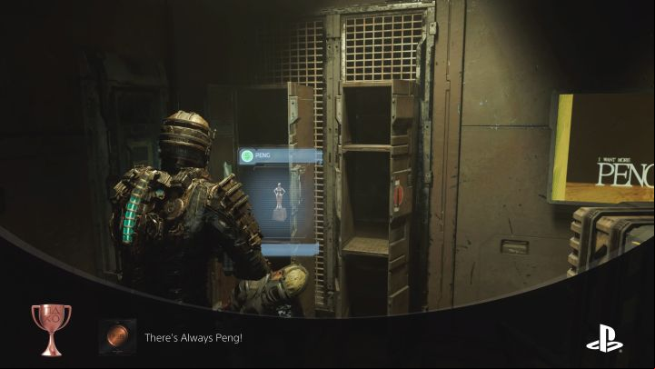 Peng Treasure is in one of the northern lockers - Dead Space Remake: Peng Treasure - location of the secret - Secrets and Collectibles - Dead Space Remake Guide