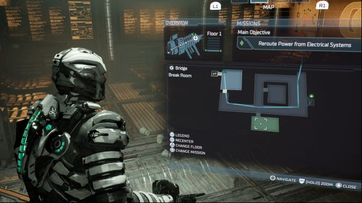 The fragment is in the Break Room, which you on the bridge on your way to complete the task of redirecting electricity from electrical systems - Dead Space Remake: Marker Fragments - list of secrets - Secrets and Collectibles - Dead Space Remake Guide