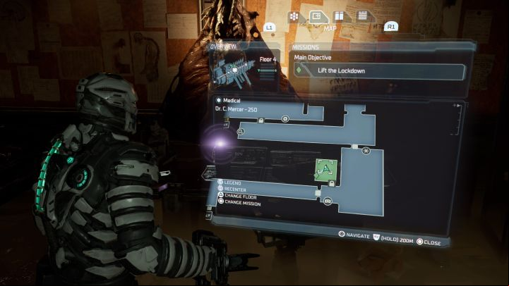 The fragment is in the office of Dr - Dead Space Remake: Marker Fragments - list of secrets - Secrets and Collectibles - Dead Space Remake Guide