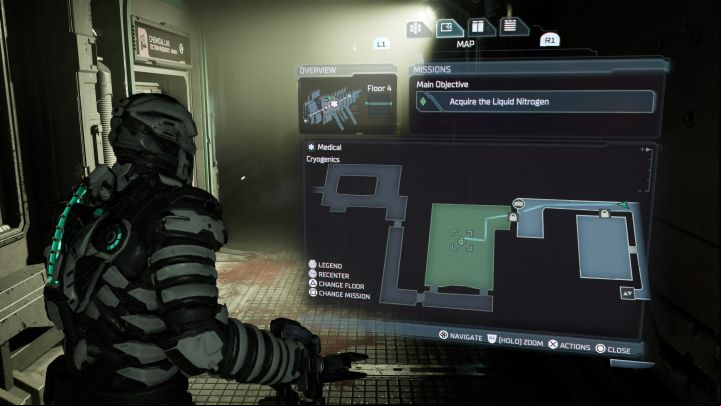 The fragment is in the Cryogenics room on the Medical Deck where you freeze the Hunter and get liquid nitrogen - Dead Space Remake: Marker Fragments - list of secrets - Secrets and Collectibles - Dead Space Remake Guide