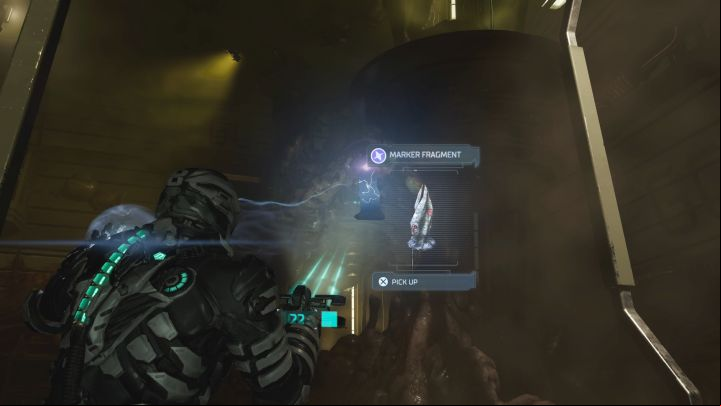 Stop in the northern part of the balconies and turn west - Dead Space Remake: Marker Fragments - list of secrets - Secrets and Collectibles - Dead Space Remake Guide