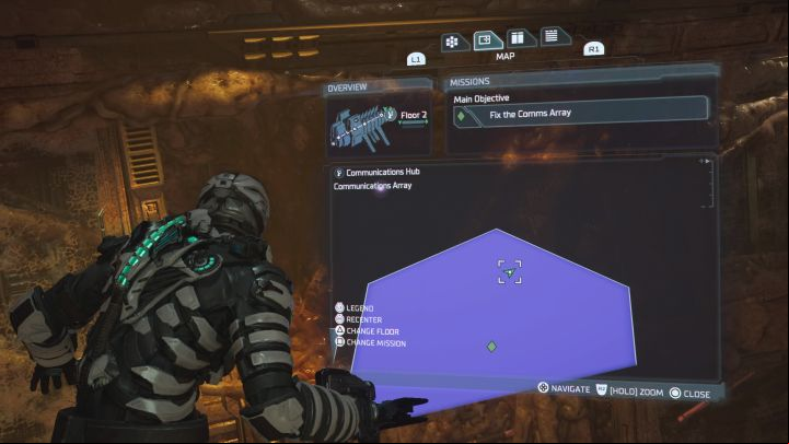 The fragment is in the Communications Array, in which you have to solve the puzzle of fixing the array - Dead Space Remake: Marker Fragments - list of secrets - Secrets and Collectibles - Dead Space Remake Guide
