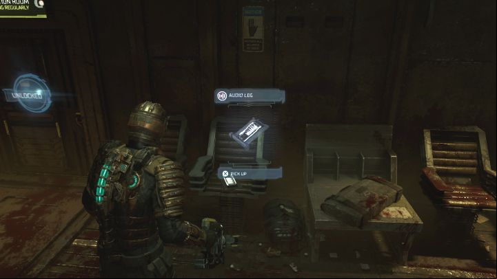 Secret Type: Audio Log - Dead Space Remake: Chapter 3 (Course Correction) - list of secrets - Secrets and Collectibles - Dead Space Remake Guide