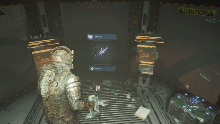 Secret Type: Text Log - Dead Space Remake: Chapter 6 (Environmental Hazard) - list of secrets - Secrets and Collectibles - Dead Space Remake Guide