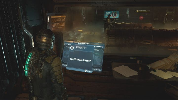 The security console is in a separate room - Dead Space Remake: New Arrivals - Main missions - Dead Space Remake Guide