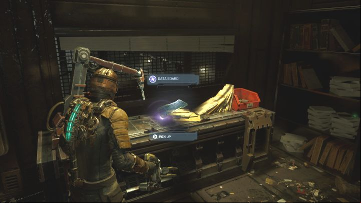 Return to the elevator, go down and reach the Maintenance Bay Office - with the power restored, it is now open - Dead Space Remake: New Arrivals - Main missions - Dead Space Remake Guide