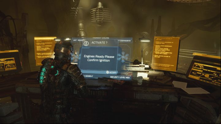 A bigger battle with the necromorphs will begin - Dead Space Remake: Course Correction - Main missions - Dead Space Remake Guide