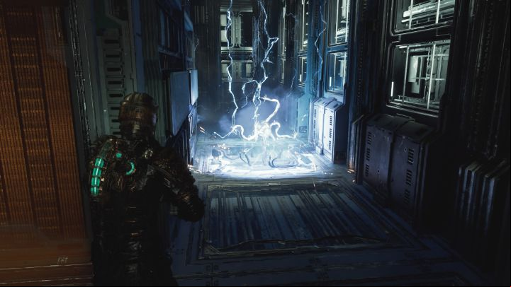 Make your way back to the elevator (watch out for discharges and respawned necromorphs along the way) - Dead Space Remake: Obliteration Imminent - Main missions - Dead Space Remake Guide