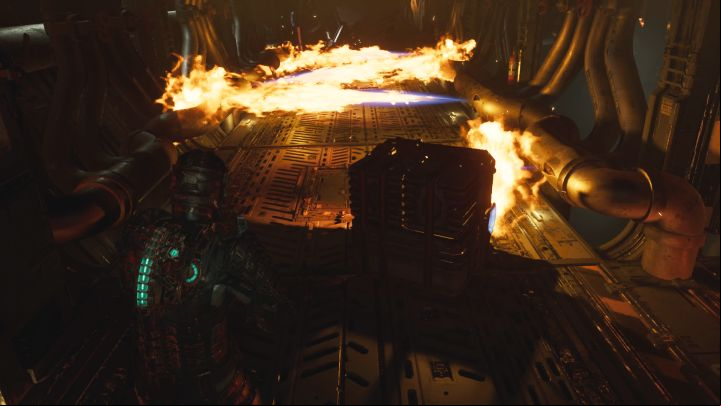 After the battle, take the node from the Brute's corpse and make your way through the corridors to the Engine Room - Dead Space Remake: Dead on Arrival - Main missions - Dead Space Remake Guide