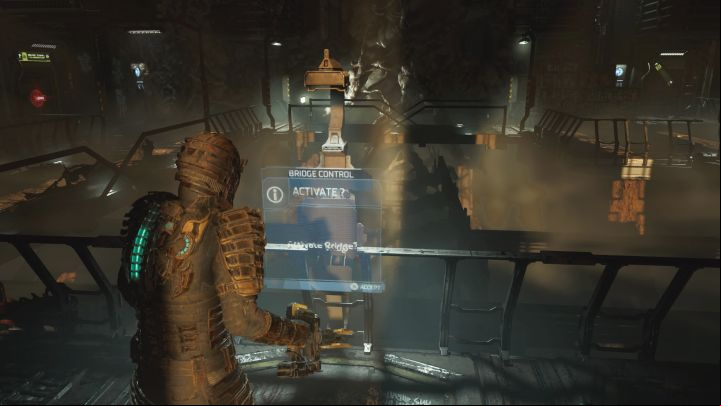 The first terminal is here - interacting with further terminals will allow you to unlock the gates so the Marker can be moved - Dead Space Remake: Dead Space - Main missions - Dead Space Remake Guide